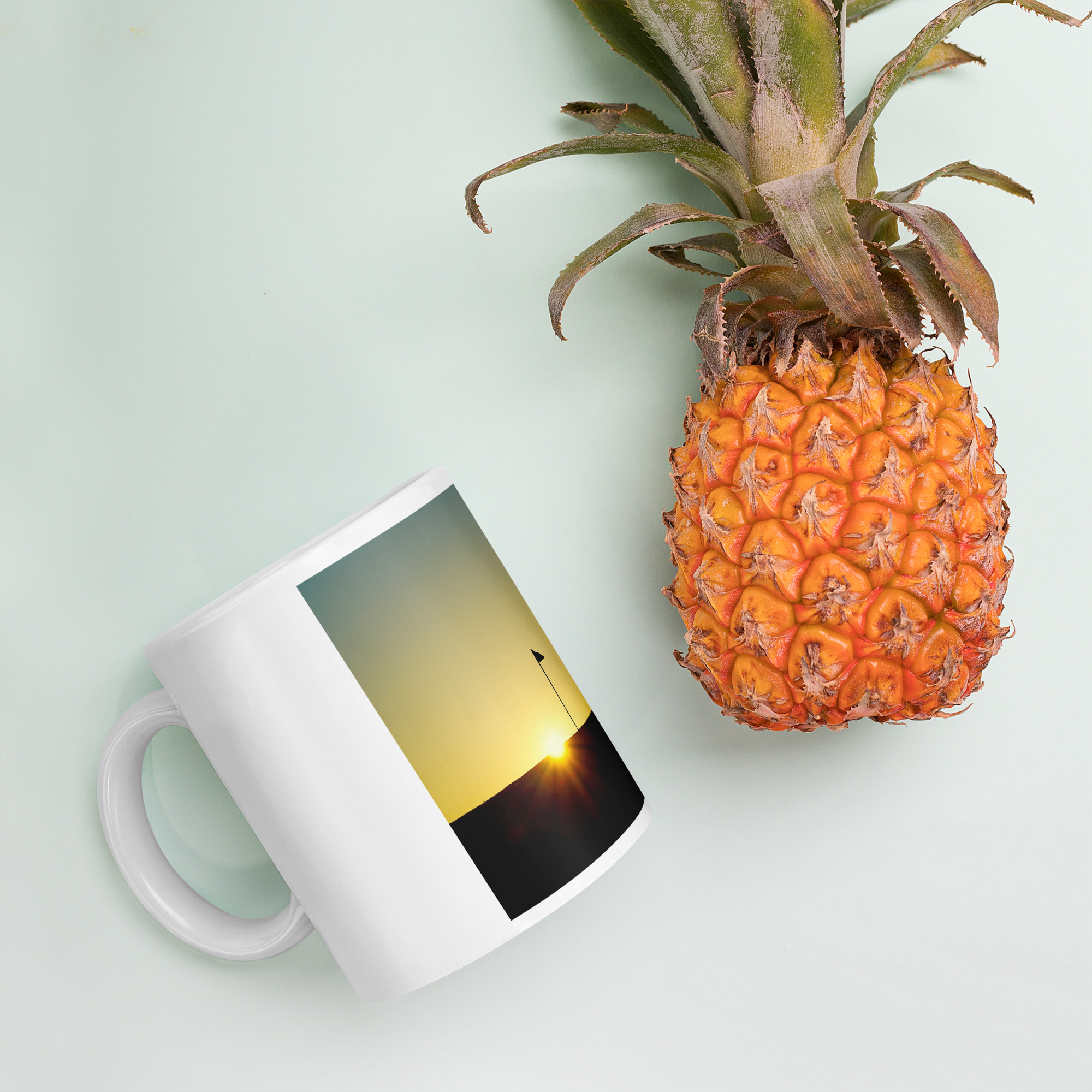 White glossy mug - Image 4