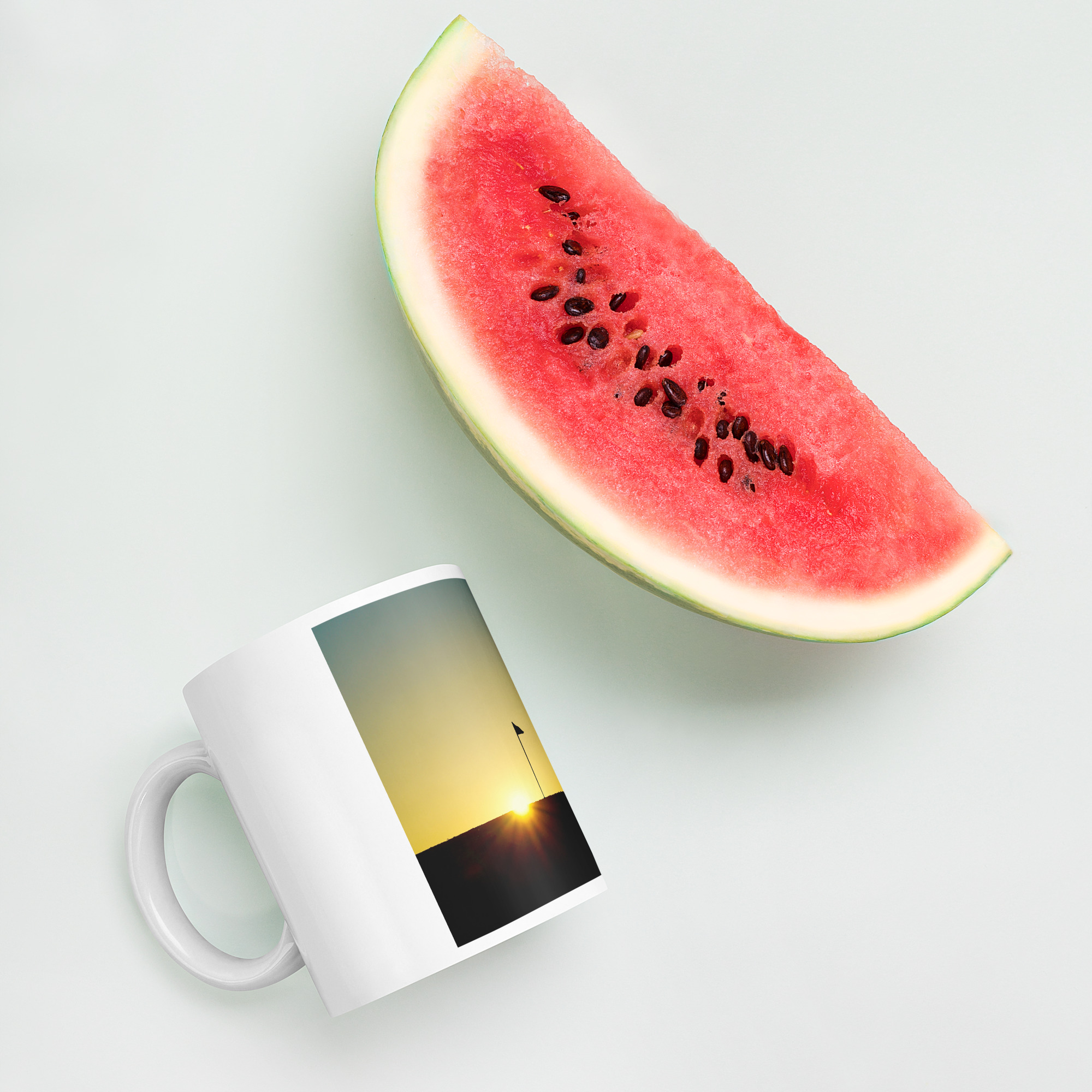 White glossy mug - Image 5