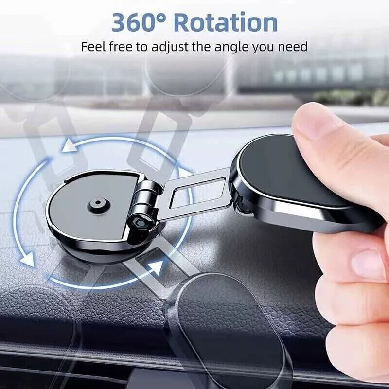Magnetic Phone Holder For Car, Dashboard Car Phone Holder Mount Magnetic Stainless Steel Car Phone Holder - Dashboard Mount, Water-resistant, Rotatable - Image 2