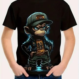 Men's Printed Short-sleeved T-shirt