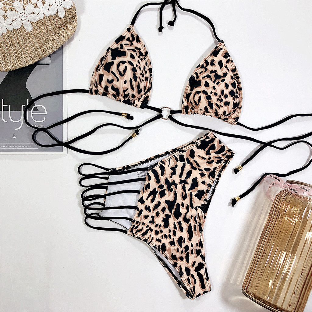 Leopard print swimsuit swimsuit bikini - Image 6