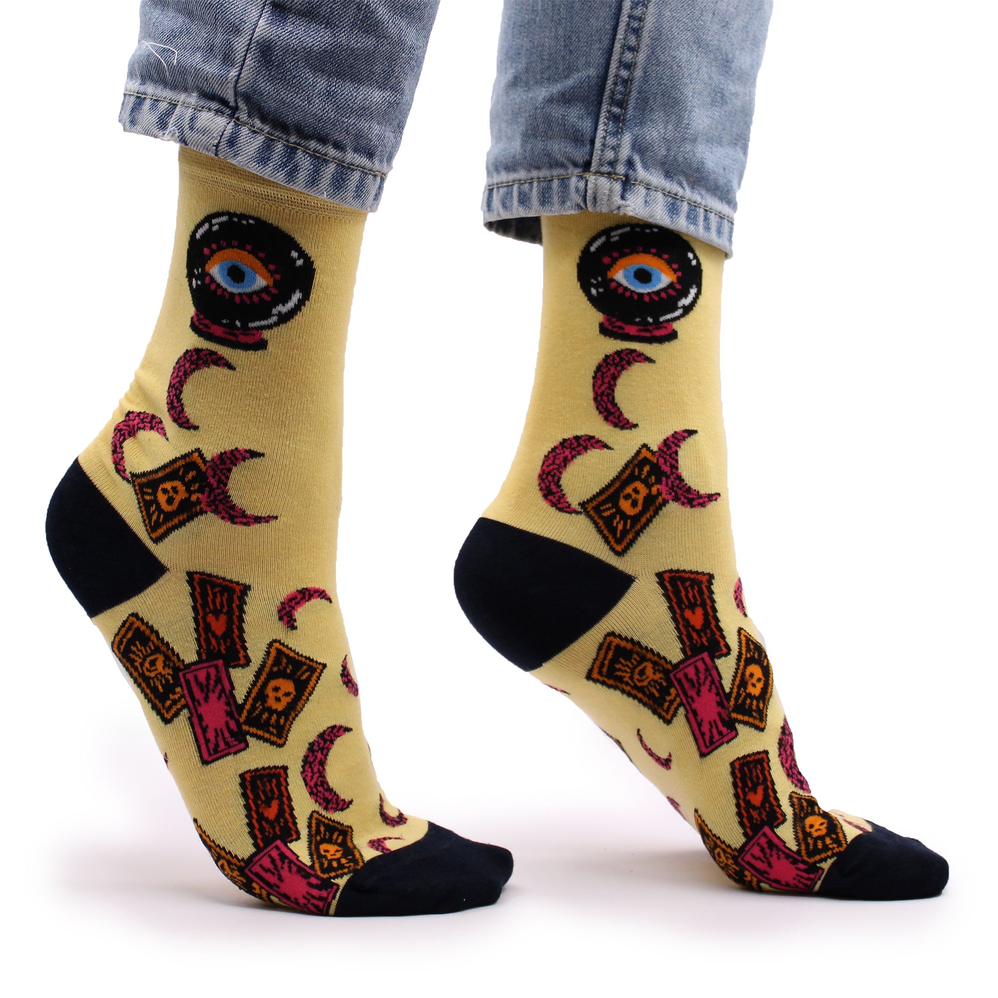 Hop Hare Bamboo Socks (36-40) - Tarot Cards - Image 4