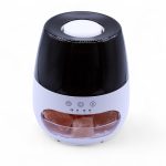 Salt Stone Flame Effect Aroma Diffuser  - White USB - Colour Change and Timer