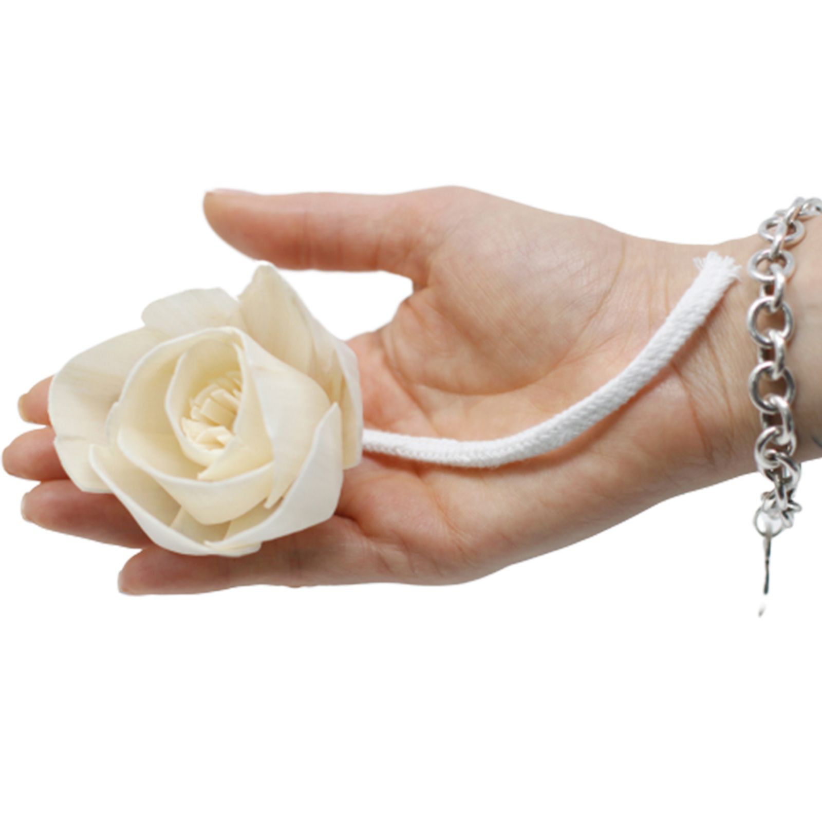 Natural Diffuser Flowers - Lrg Lotus on String - Image 3