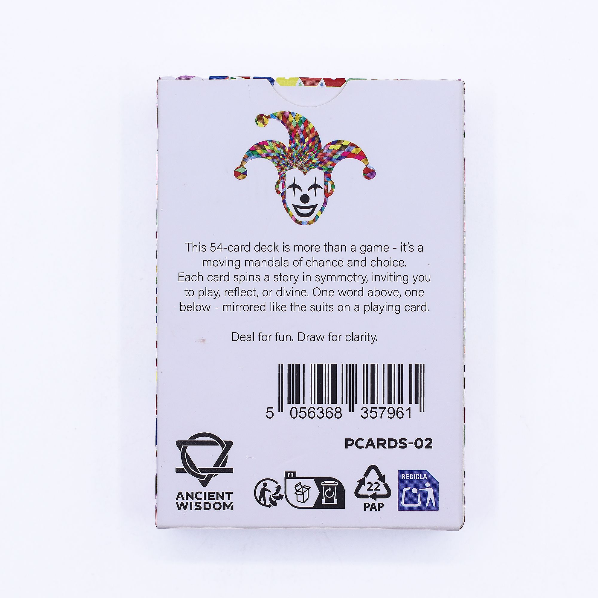 Mandala Playing & Oracle Cards – Kaleidoscope Symmetry - Image 2